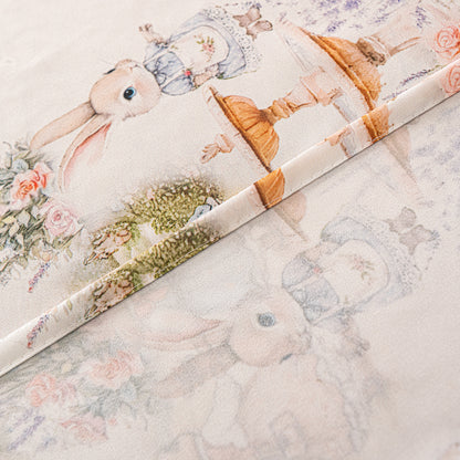 Transparent children's voile with rabbit motif – Roselia
