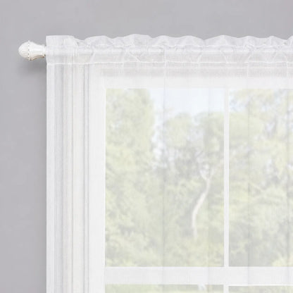 Voilage extérieur sur mesure en aspect lin · Selvara