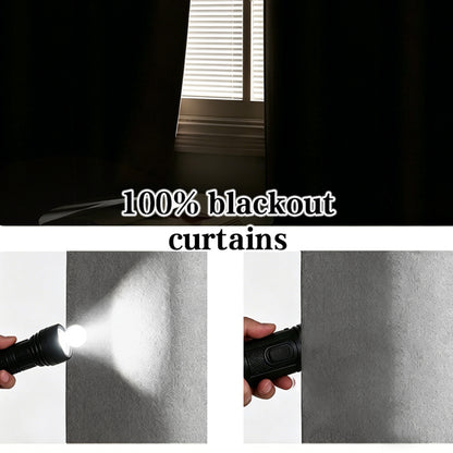 Rideau occultant séparateur de pièce avec rail de plafond flexible aspect lin