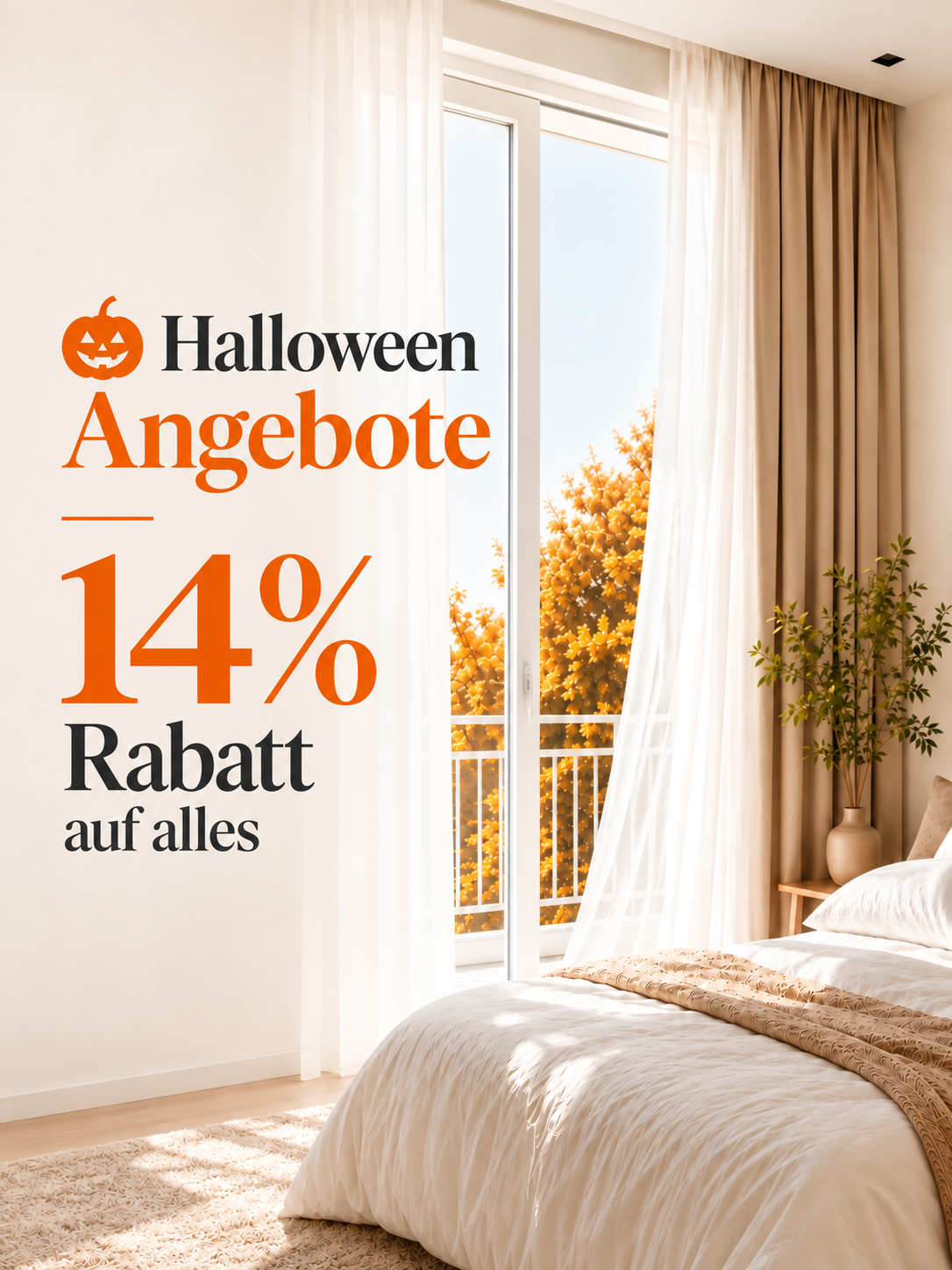 Herbst-Wohnwochen 16% Rabatt auf deine Bestellung