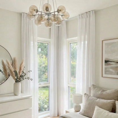 Lightweight, textured, made-to-measure curtain – Virella