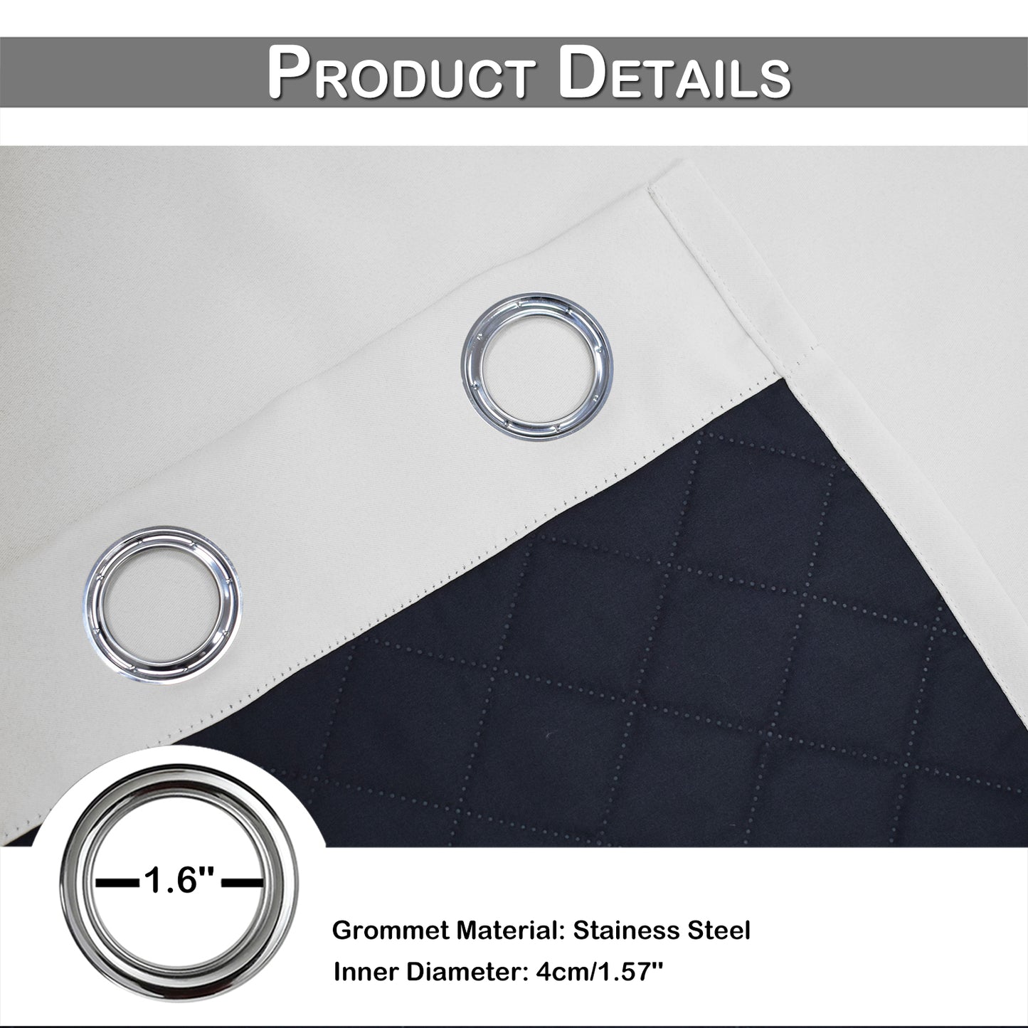 Heavy Duty Quilted Curtain