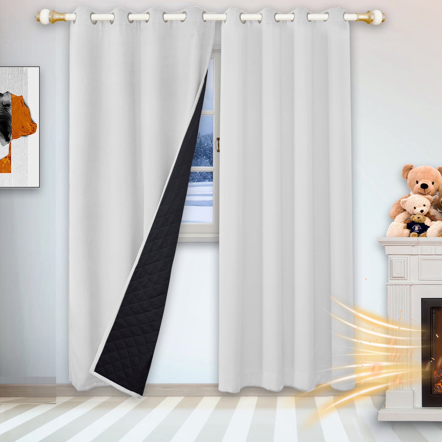 Heavy Duty Quilted Curtain