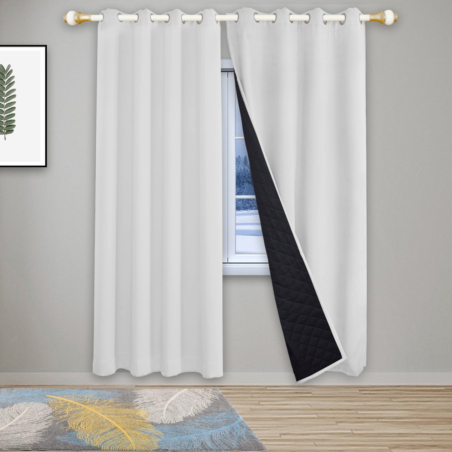 Heavy Duty Quilted Curtain