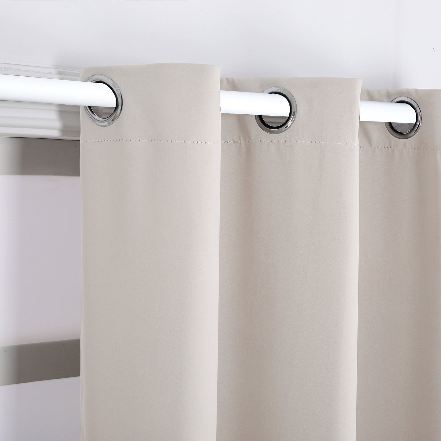 Verdunkelungsvorhänge für Türen, 1 Panel, Beige, 132x203cm/132x244cm