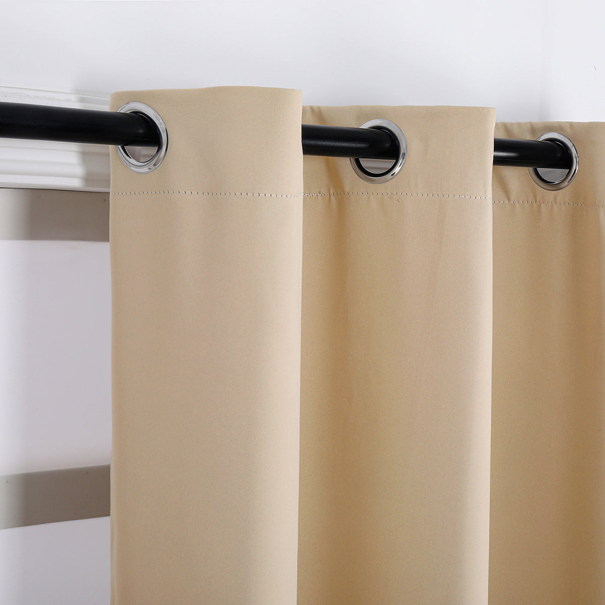 window curtain match for the curtain pole