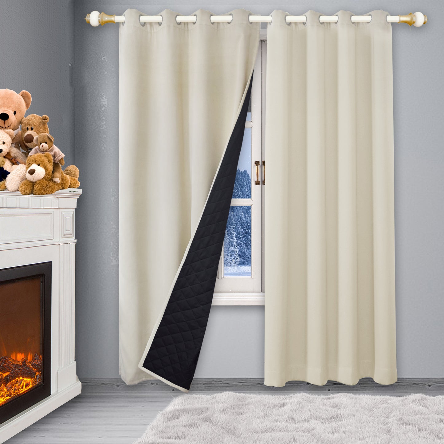 Heavy Duty Quilted Curtain
