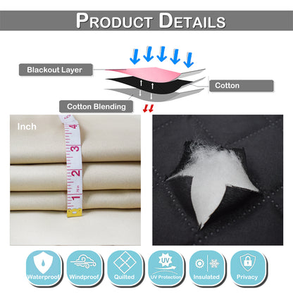 Heavy Duty Quilted Curtain