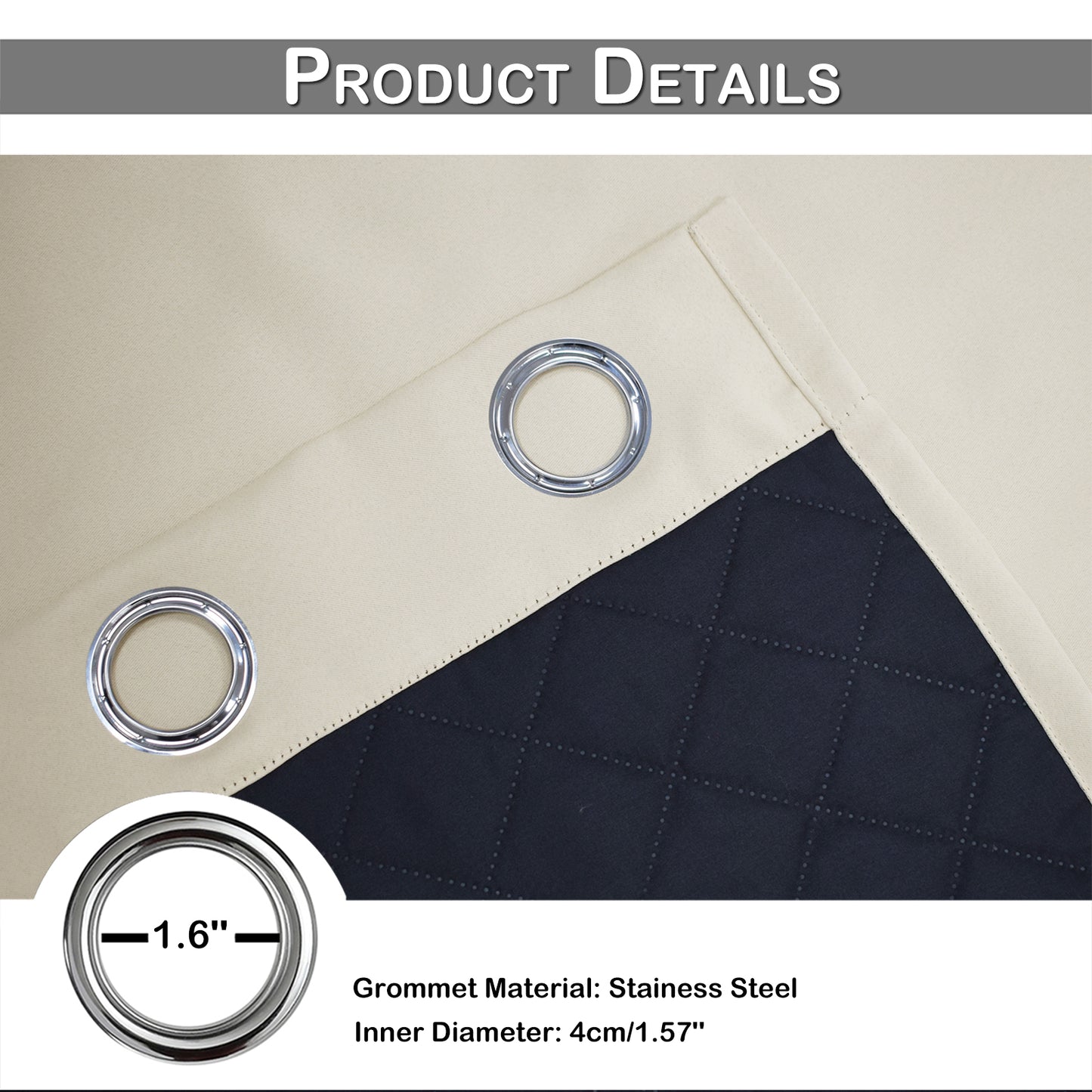 Heavy Duty Quilted Curtain