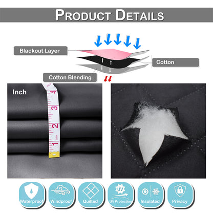 Heavy Duty Quilted Curtain