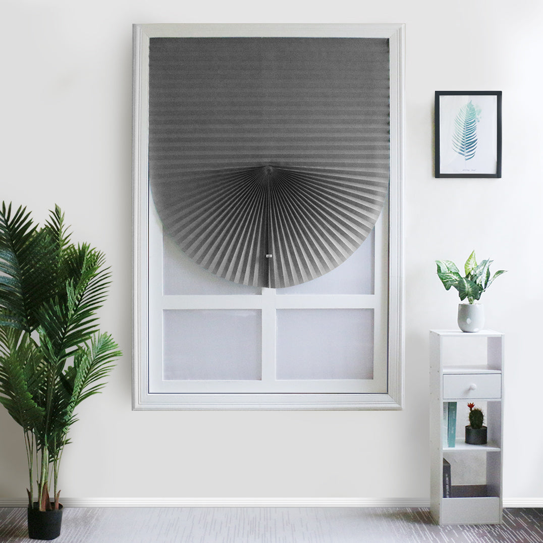 Selbstklebende Vorhänge, 1 Panel, grau, 60*150cm/60*180cm/90*150cm/90*180cm