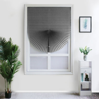 Selbstklebende Vorhänge, 1 Panel, grau, 60*150cm/60*180cm/90*150cm/90*180cm