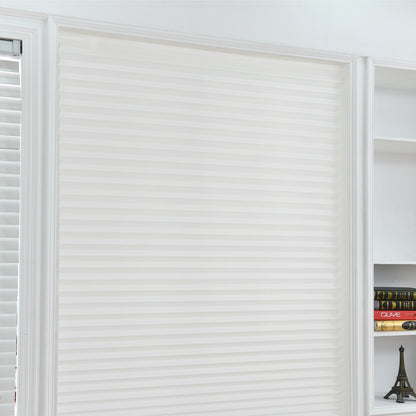 Self Adhesive Blind Balcony Shades Curtains, 1 Panel, White, 60*150cm/60*180cm/90*150cm/90*180cm