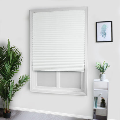 Self Adhesive Blind Balcony Shades Curtains, 1 Panel, White, 60*150cm/60*180cm/90*150cm/90*180cm