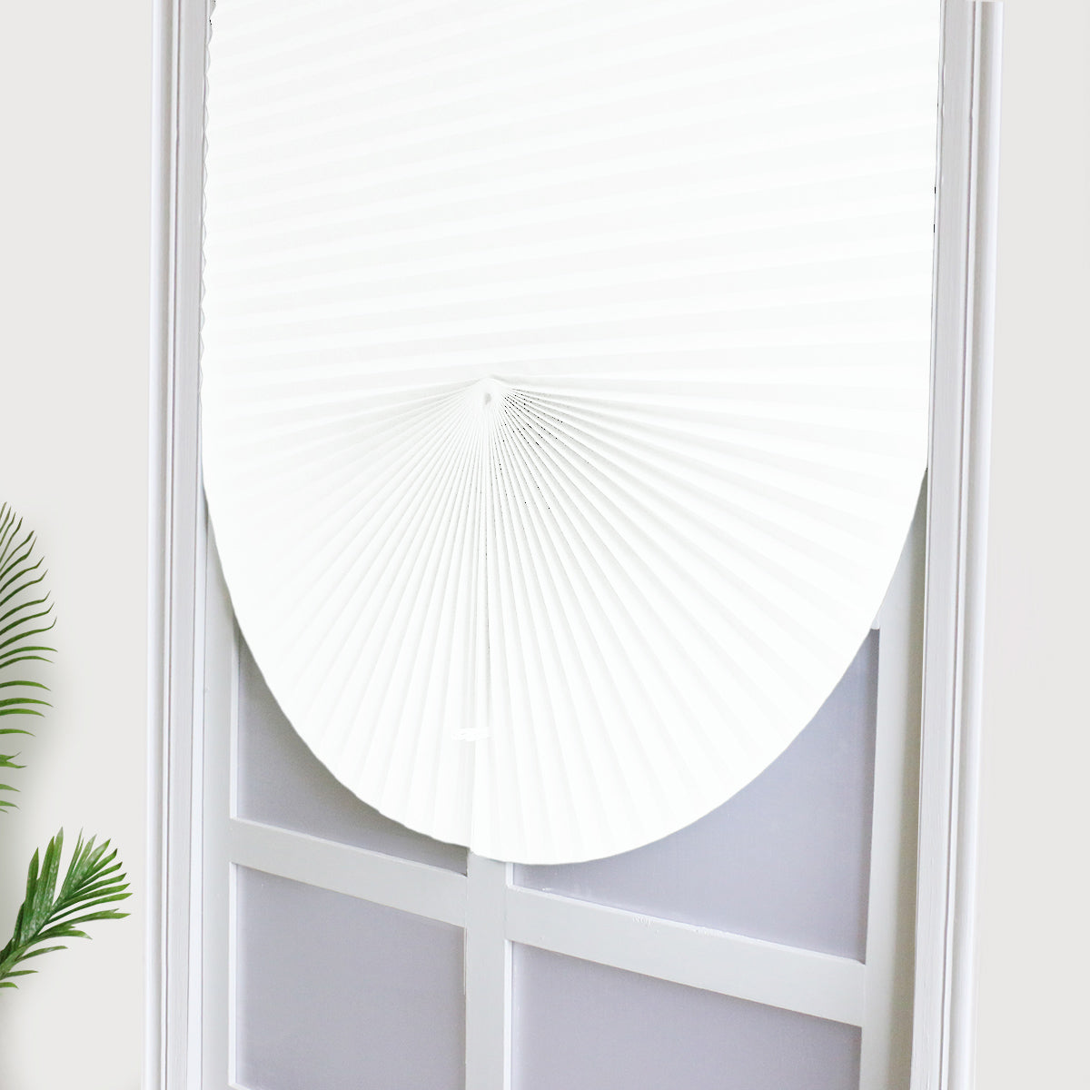 Self Adhesive Blind Balcony Shades Curtains, 1 Panel, White, 60*150cm/60*180cm/90*150cm/90*180cm