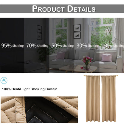 Heavy Duty Quilted Curtain