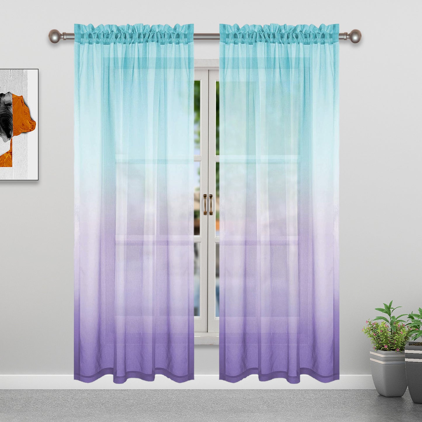 Curtain up and down gradient netting
