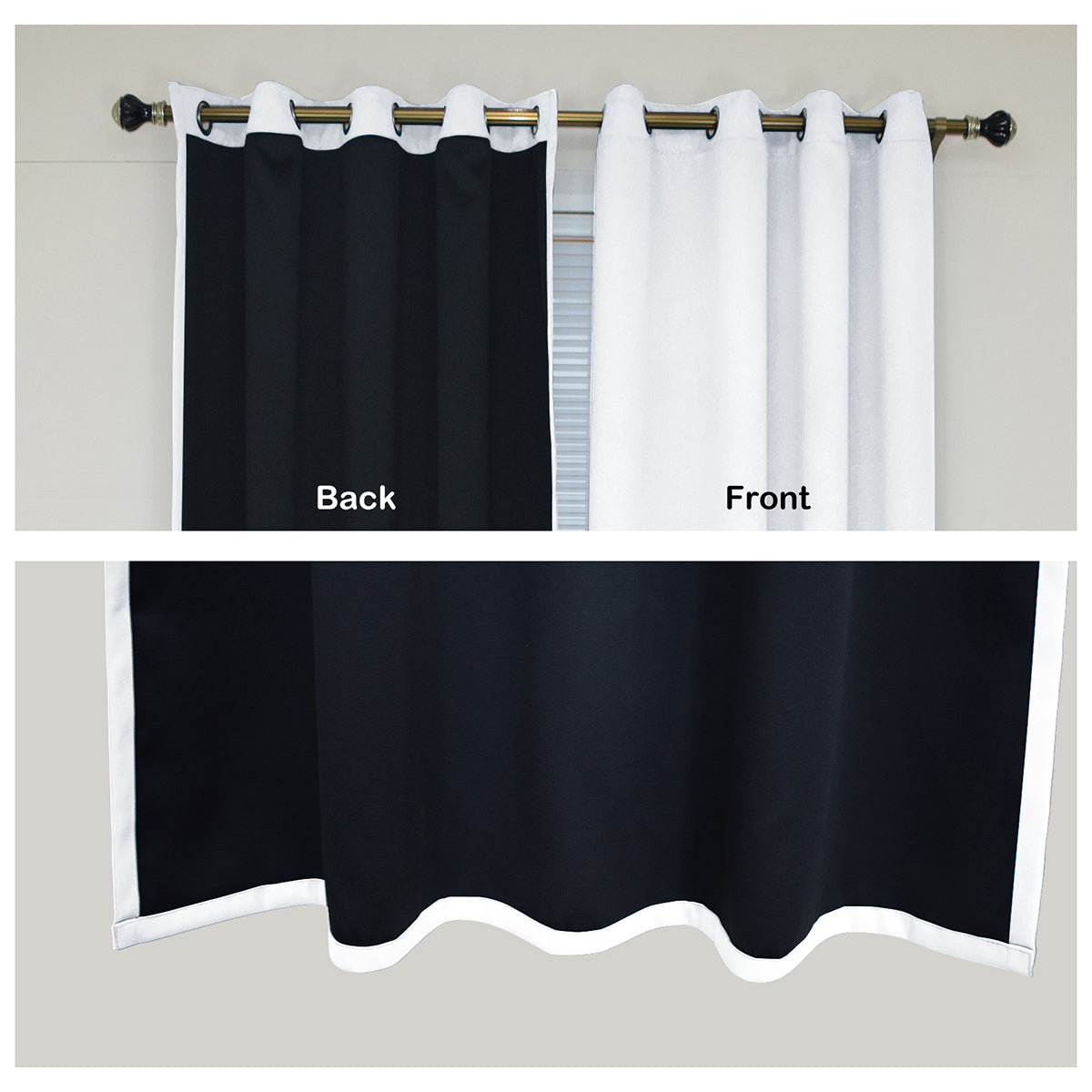window curtain match for the curtain pole