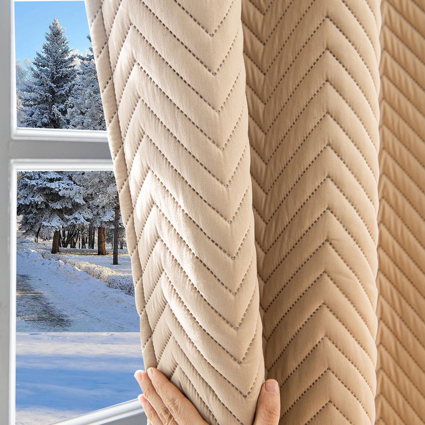 Heavy Duty Quilted Curtain