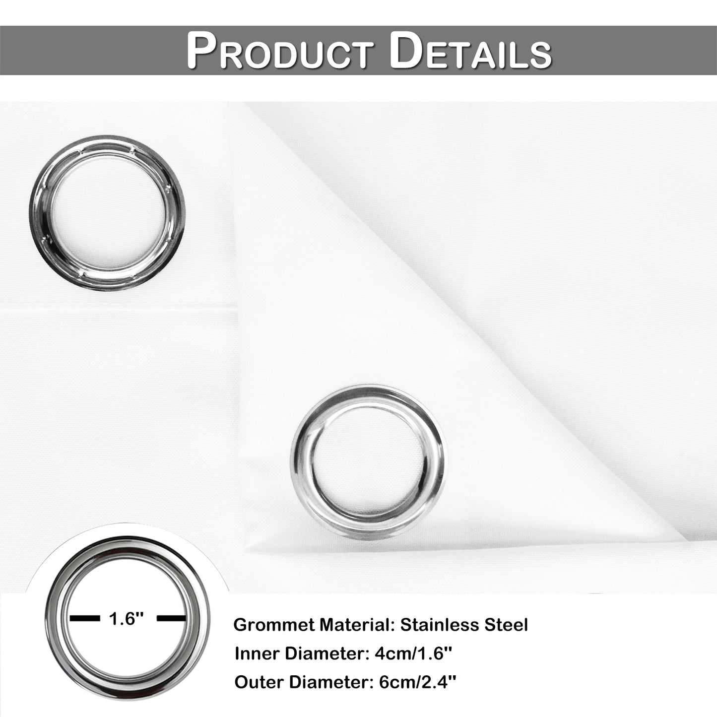 Rideau imperméable pour patio extérieur