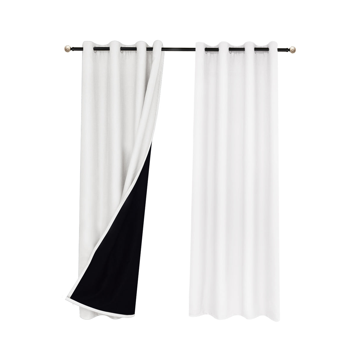 window curtain match for the curtain pole