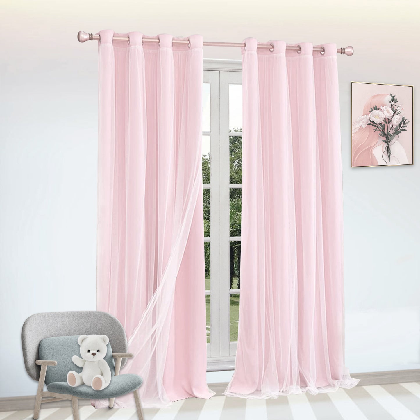 Double-Layer Blackout Curtain
