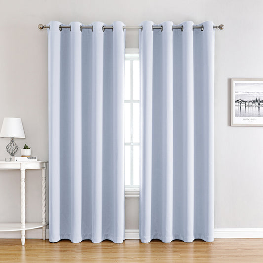 Blackout Curtains, 1 Panel, White, 100*130cm/132*160cm/132*213cm/132*245cm