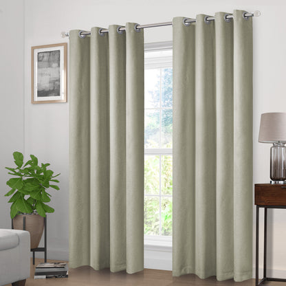 100% Blackout Linen Curtain