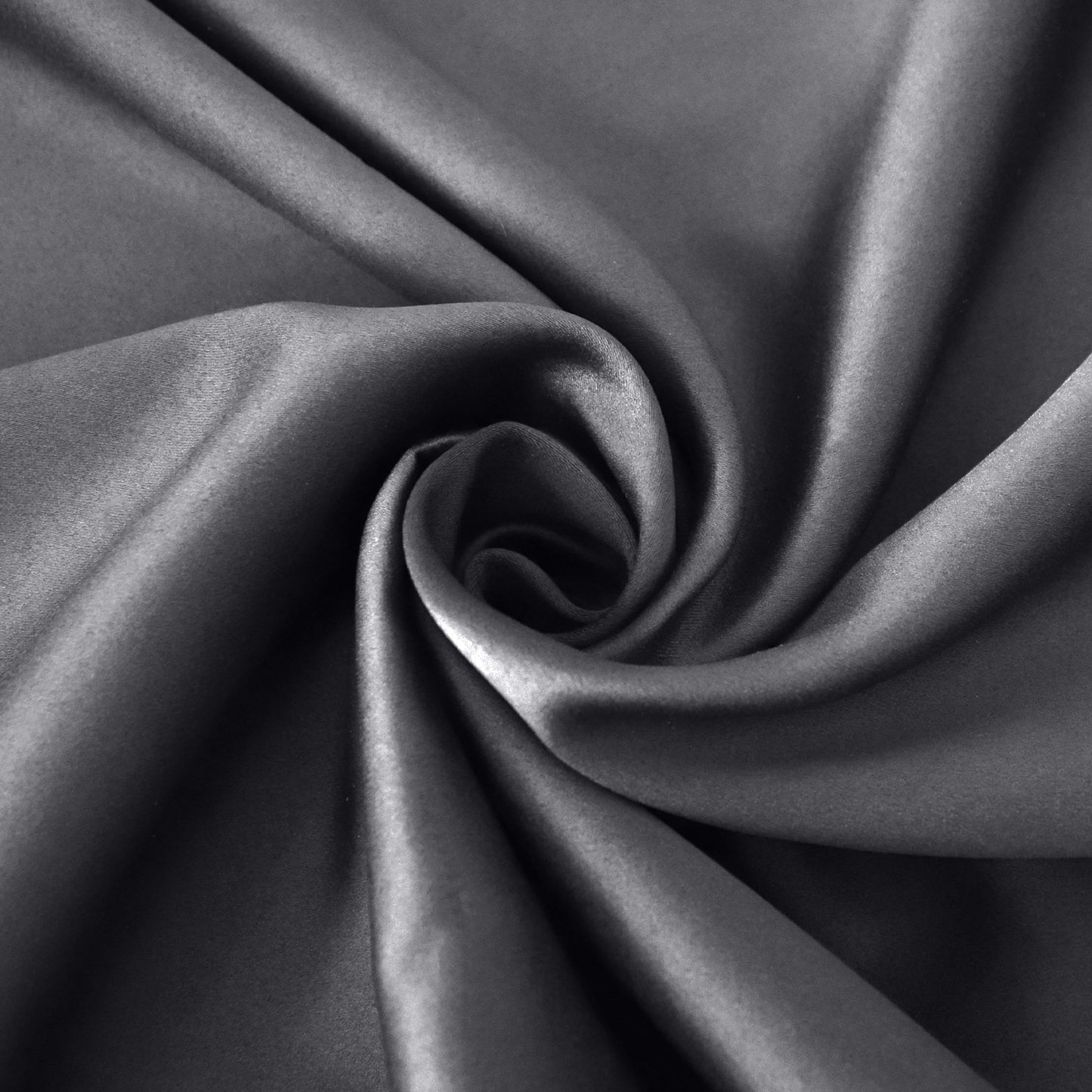 Silk Satin Curtains, 1 Panel, Gray, 132*160cm/132*183cm/132*213cm