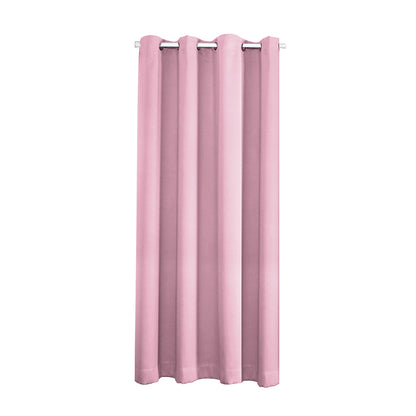 Blackout Door Curtains, 1 Panel, Pink, 132x203cm/132x244cm