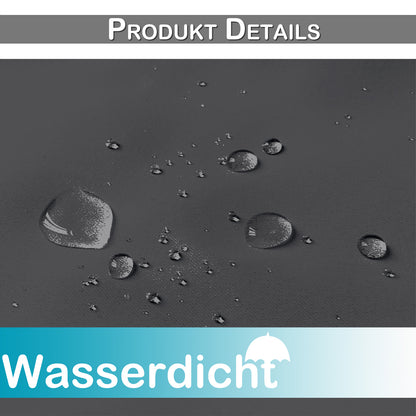 Winddichte und Wasserabweisende Verdunkelungs Vorhang für Terrasse und Garten – Magic Tape Befestigung