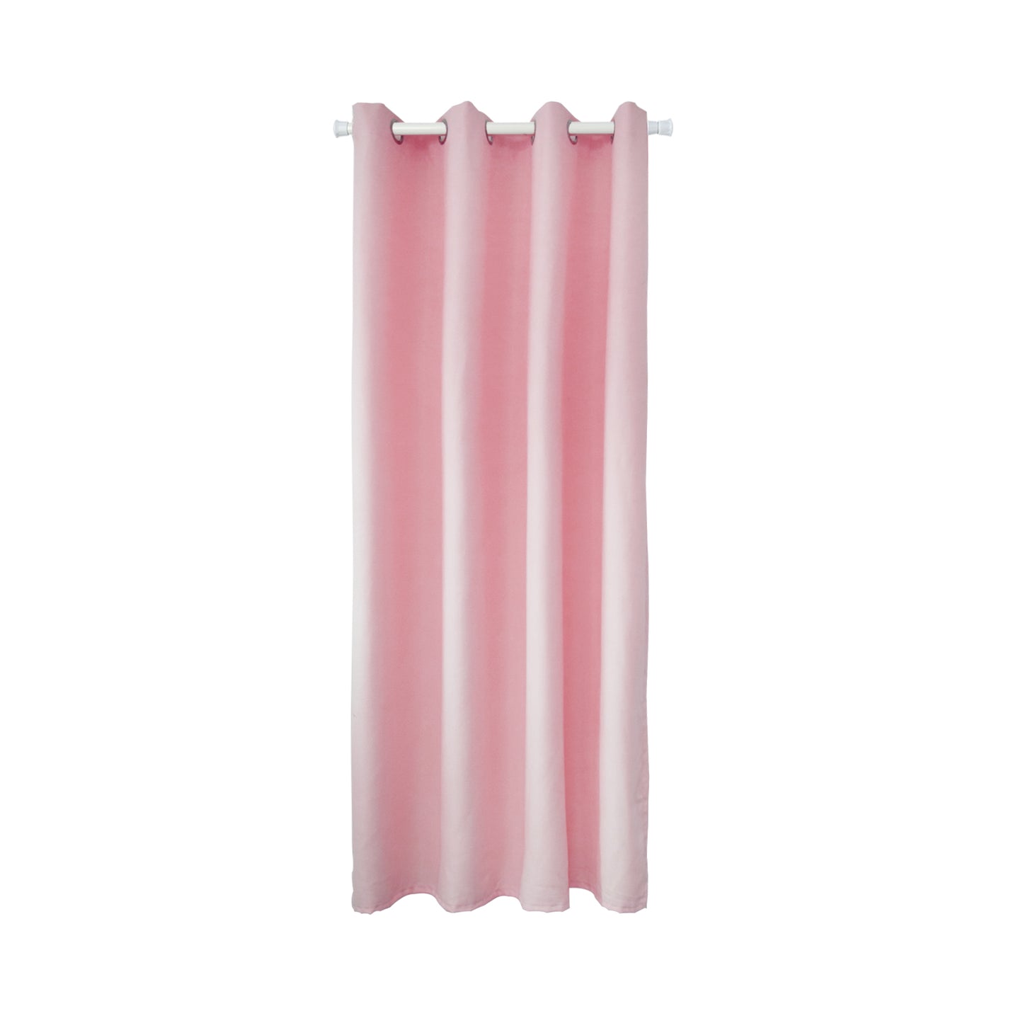 Cotton Door Curtains, 1 Panel, Pink, 132x203cm/132x244cm