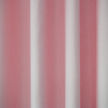 Cotton Door Curtains, 1 Panel, Pink, 132x203cm/132x244cm
