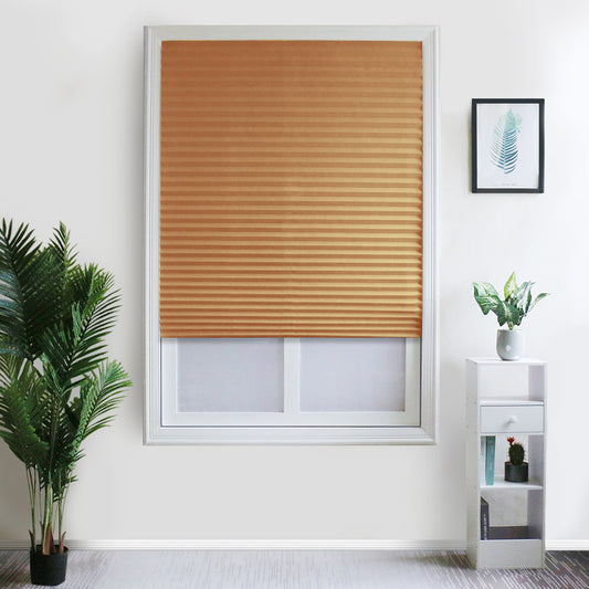 Self Adhesive Blind Balcony Shades Curtains, 1 Panel, Beige, 60*150cm/60*180cm/90*150cm/90*180cm