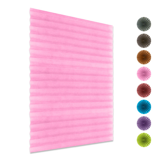 Self Adhesive Curtains, 1 Panel, Pink, 60*150cm/60*180cm/90*150cm/90*180cm