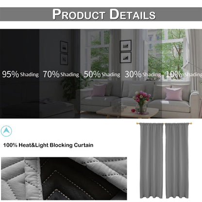Heavy Duty Quilted Curtain