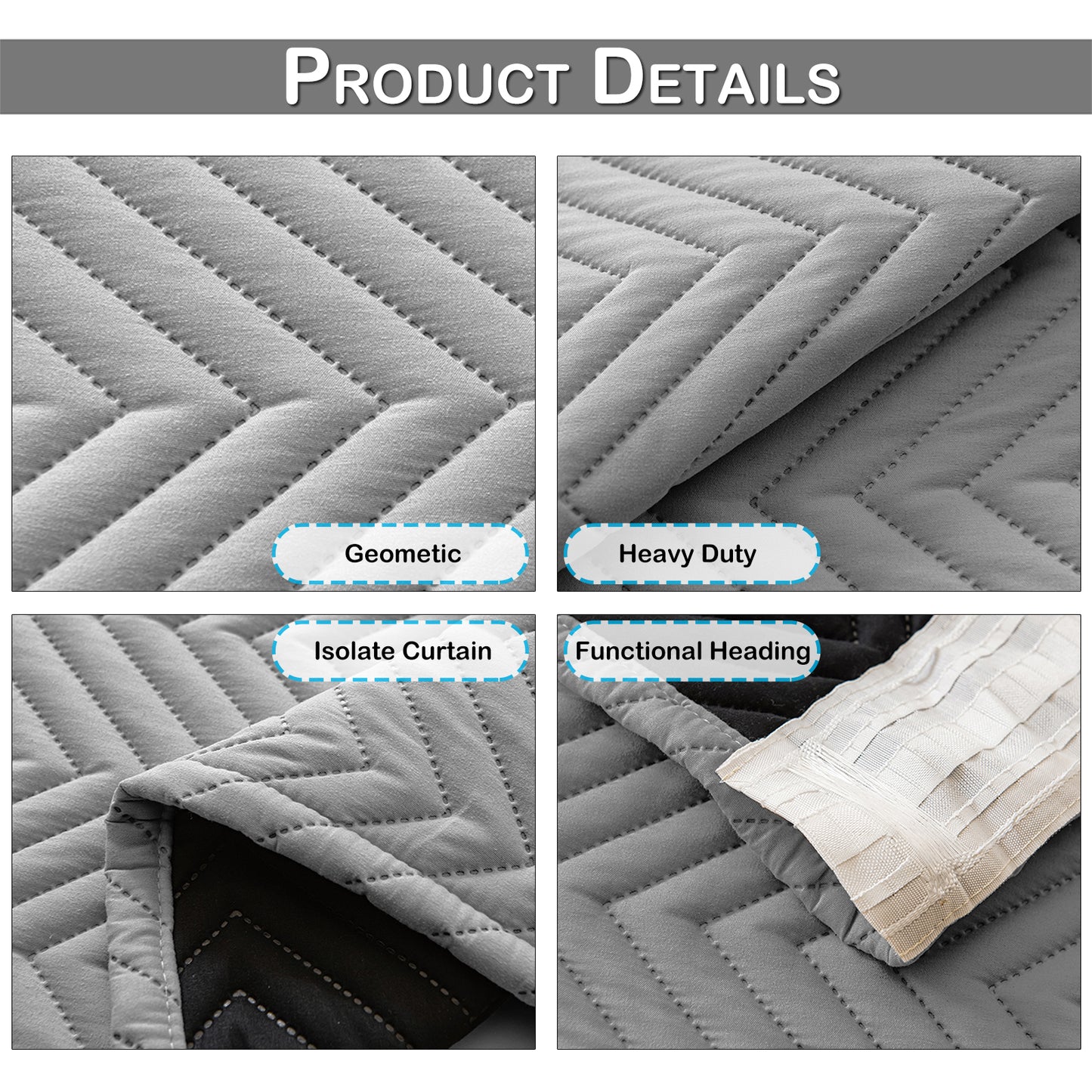 Heavy Duty Quilted Curtain