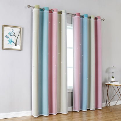 Rideaux occultants à double couche, 1 panneau, rose, 100 x 130 cm/134 x 160 cm/134 x 210 cm/134 x 240 cm