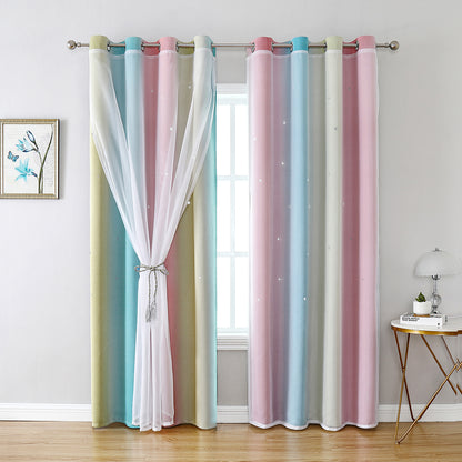 Rideaux occultants à double couche, 1 panneau, rose, 100 x 130 cm/134 x 160 cm/134 x 210 cm/134 x 240 cm