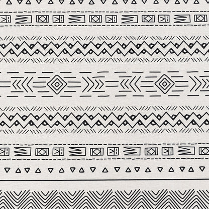 2er Set Vintage Boho Outdoor Vorhänge – Wasserdicht für Terrasse und Garten