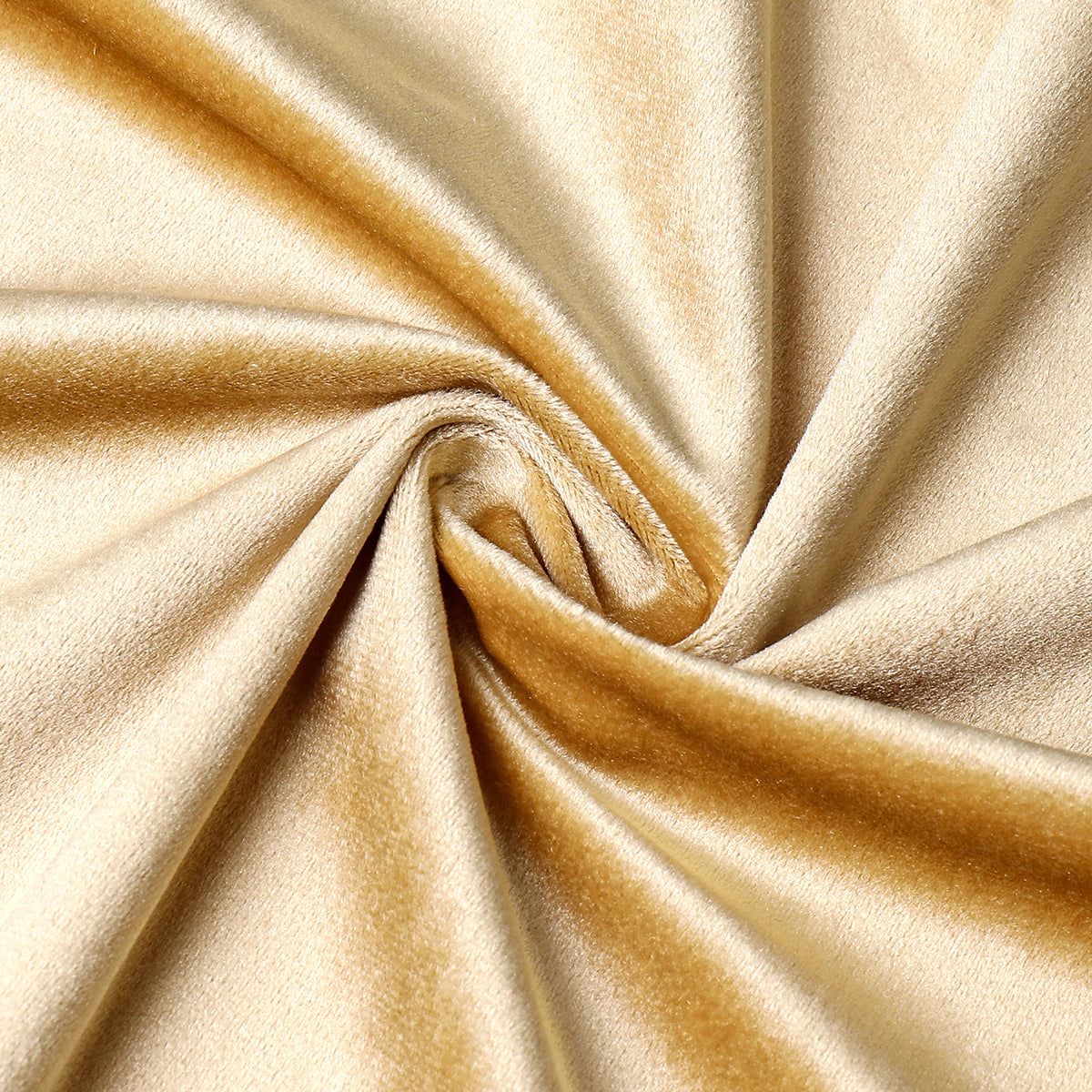 Rideaux en velours, 1 panneau, jaune, 132*164cm/132*214cm/132*244cm