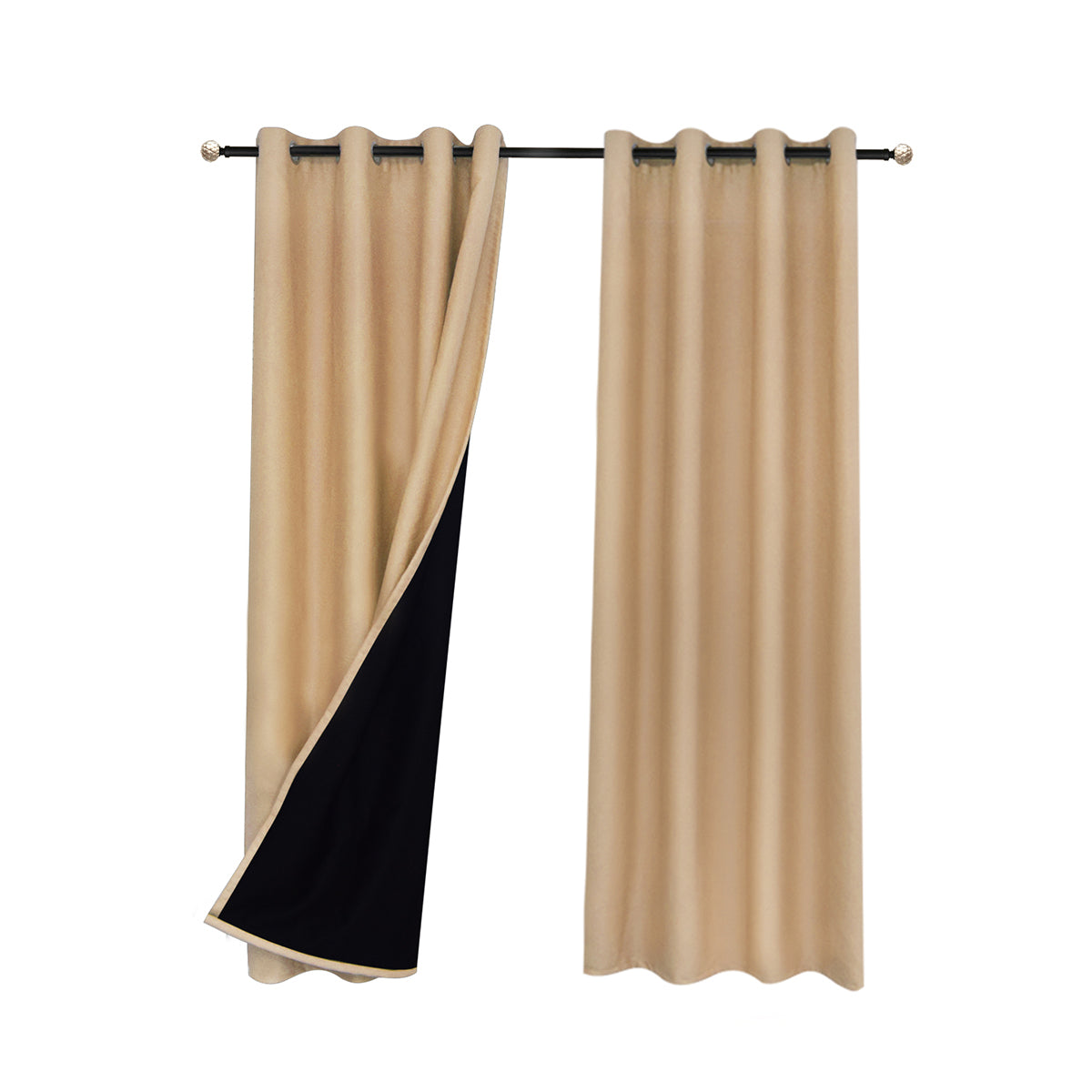 window curtain match for the curtain pole