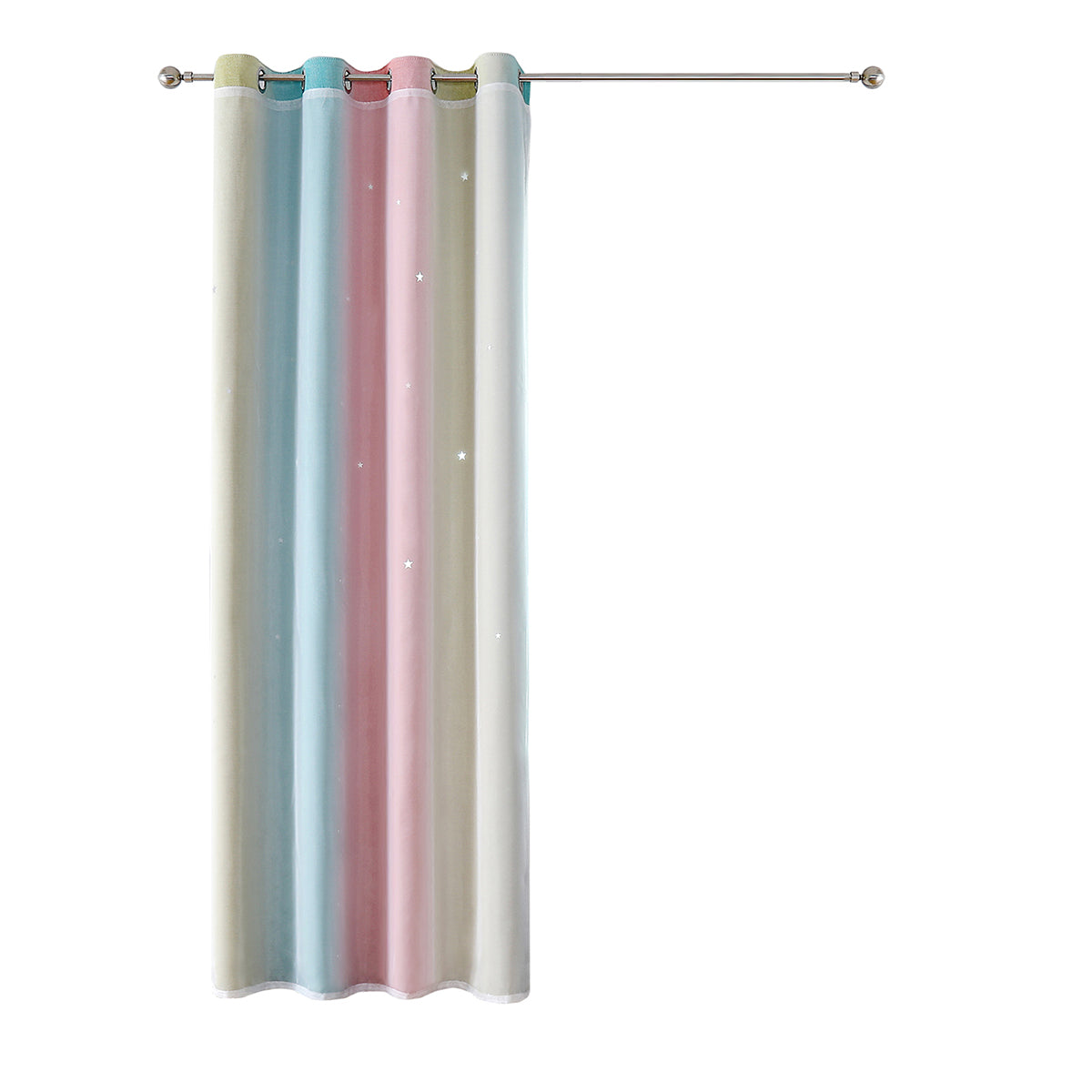 Rideaux occultants à double couche, 1 panneau, rose, 100 x 130 cm/134 x 160 cm/134 x 210 cm/134 x 240 cm