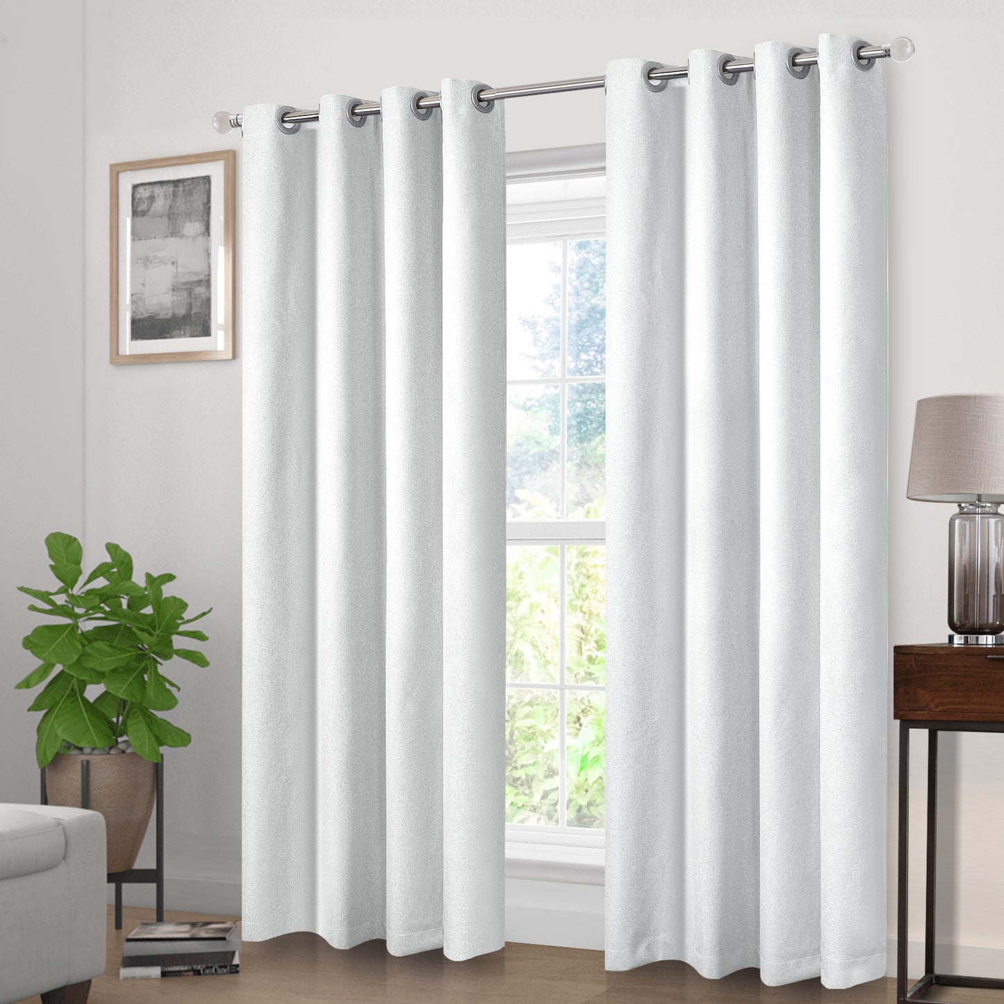 100% Blackout Linen Curtain