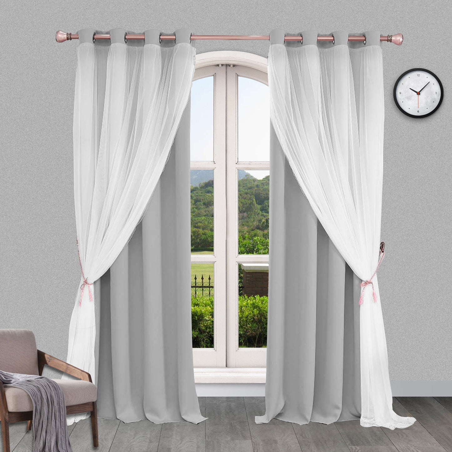 Double-Layer Blackout Curtain