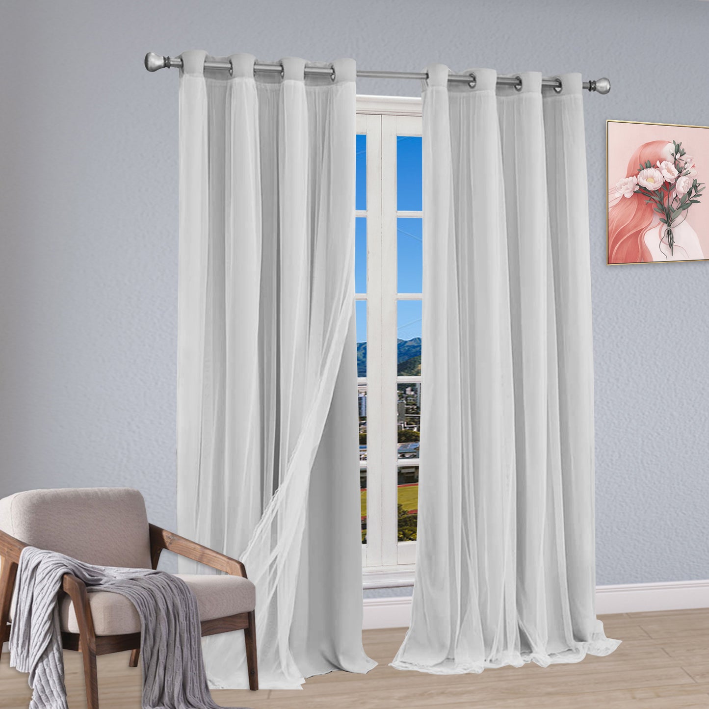 Double-Layer Blackout Curtain