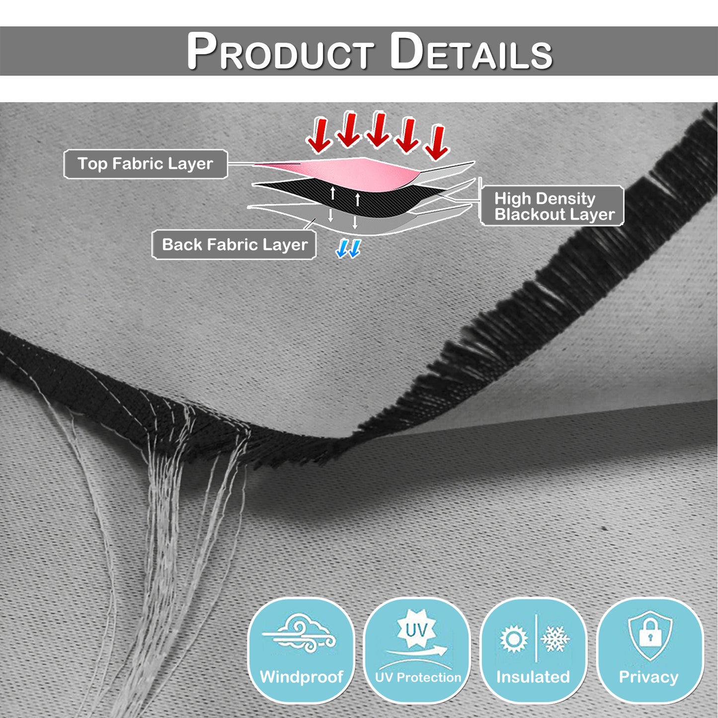 Double-Layer Blackout Curtain