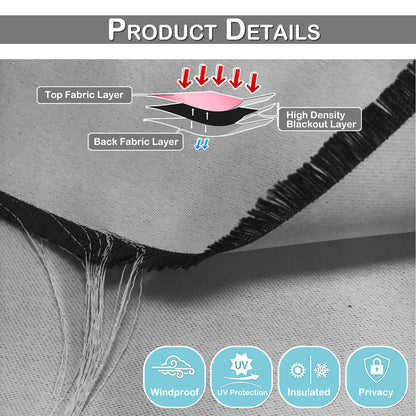 Double-Layer Blackout Curtain