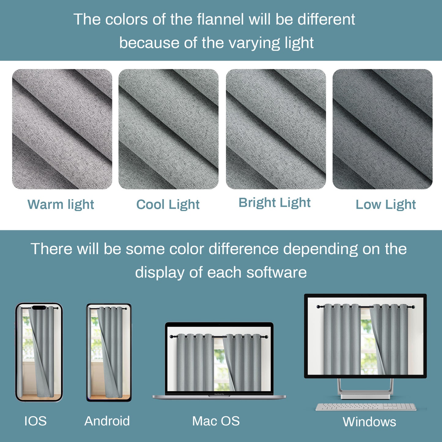 100% Blackout Linen Curtain