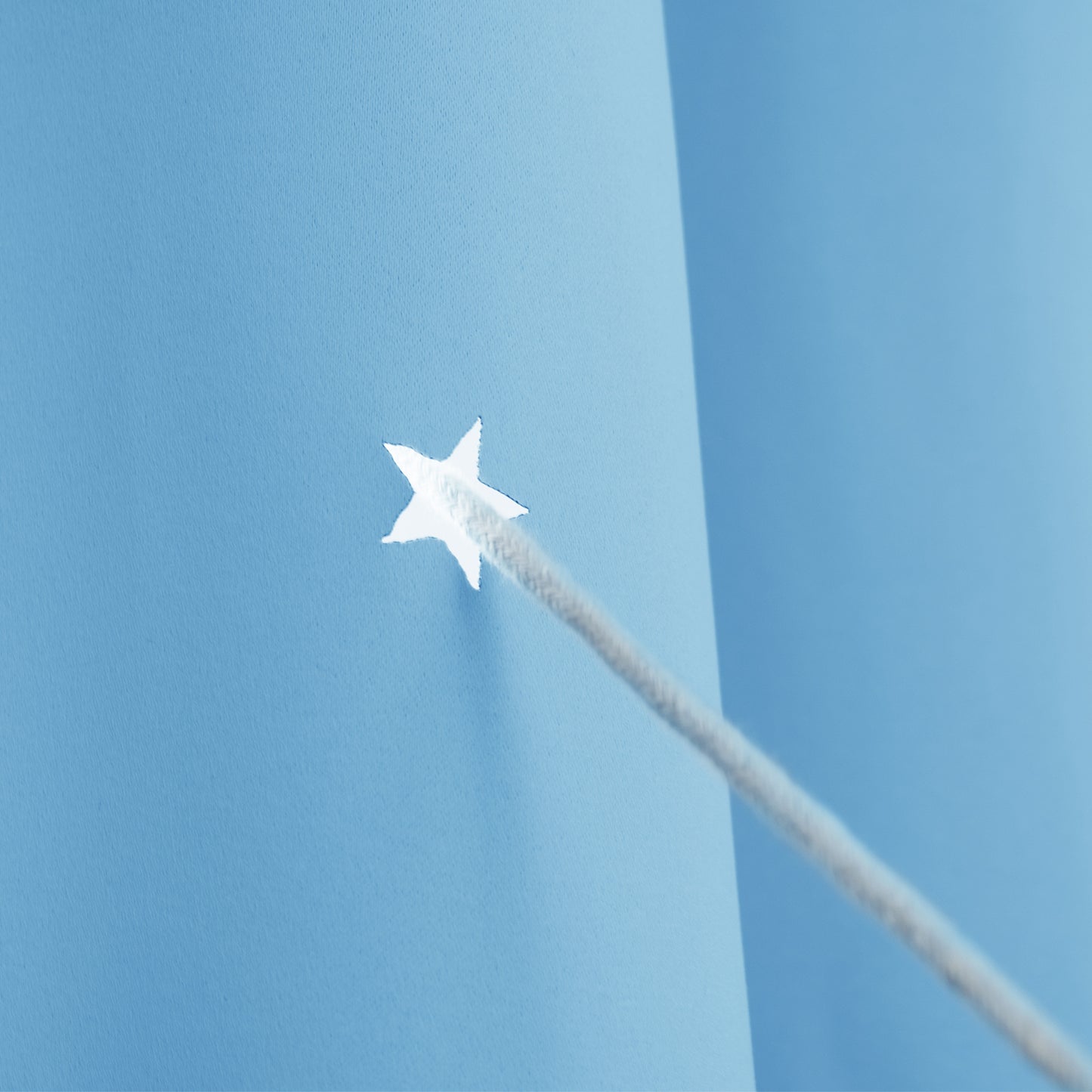 Stars Blackout Curtains, 1 Panel, Blue, 132x160cm/132x183cm/132x213cm